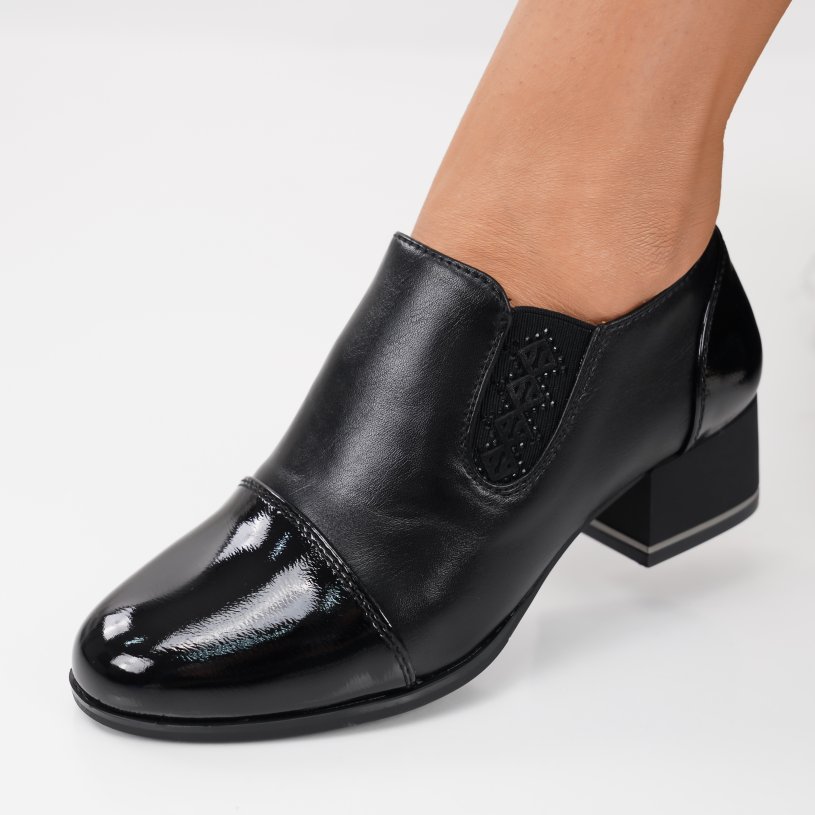 Egina scarpe con tacco black