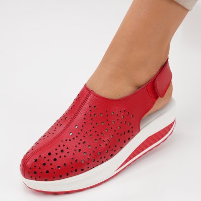 Sandali di pelle naturale Relly4 Red